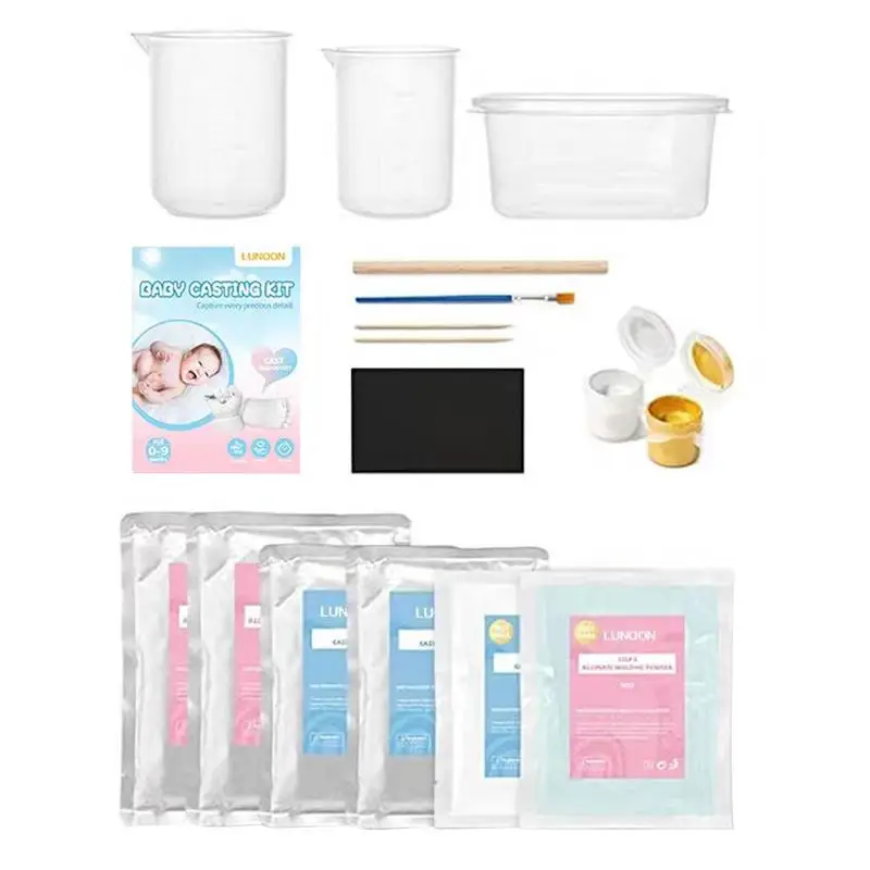 

3D Ручная работа, отпечатки следов, модель порошка, подарки, форма «сделай сам», набор для Ручного Литья ног, набор для клонирования порошка, п...