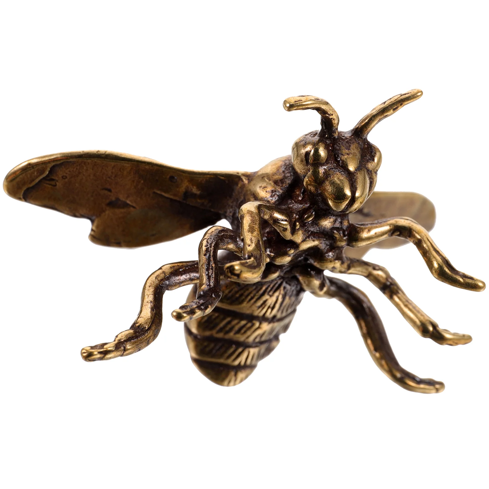 

Brass Bee Creative Desktop Decor Adornment Toys Decorations Shaped Indoor Tabletop Office Knobs Cupboards