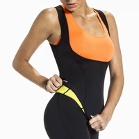 plus size neoprene sweat sauna body shapers vest waist trainer slimming vest shapewear weight loss waist shaper corset