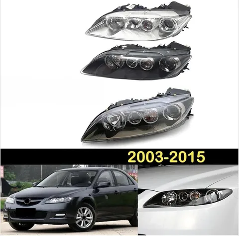 Для Mazda 6 2003 2004 2005 2006 2007 2008 2009 2010-2015 передний бампер, головной фонарь, фара дальнего света, указатель поворота