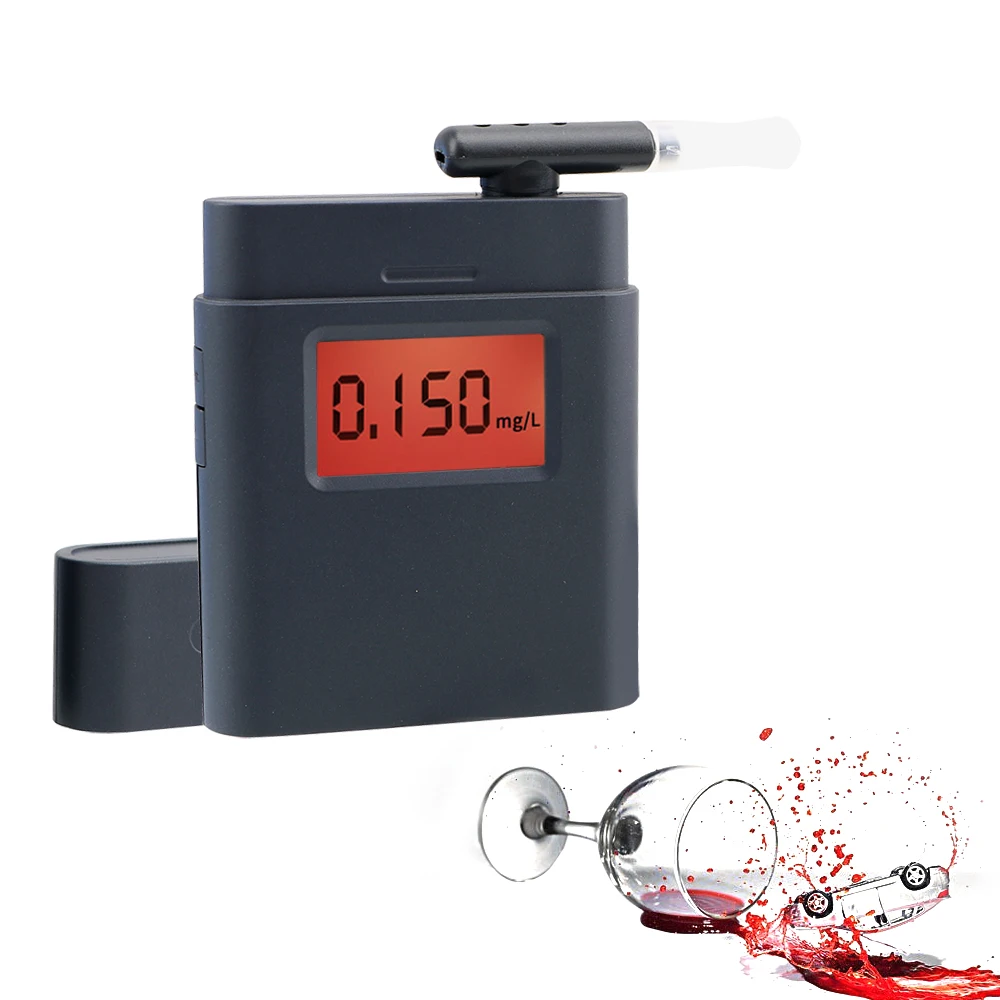 

Professional Digital Breath Alcohol Tester Alcohol Detector Breath Analyzer Breathalyzer