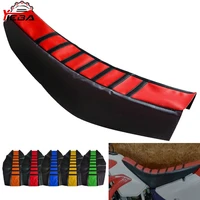 motorcycle striped soft grip gripper soft seat cover rubber for sx xc exc xc w sx f 105 125 150 200 250 300 350 450 accessories