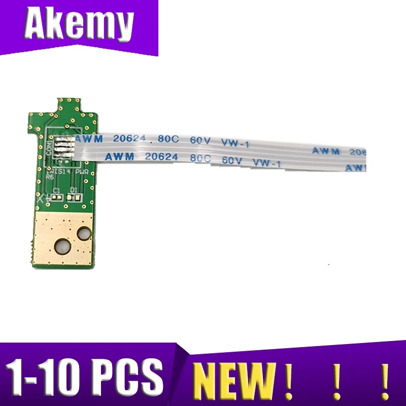 

Akemy Новинка для Dell 3578 3576 15-3565 V3565 V3562 V3568 3567 3568 p63F 06v0n7 450.09P08.2001 кнопка переключения питания плата с кабелем