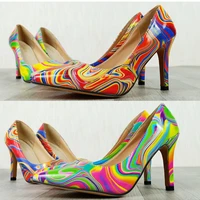 2022 brand design elegant concise womens pumps autumn spring thin high heels ladies shoes classic temperament ladies shoes 43