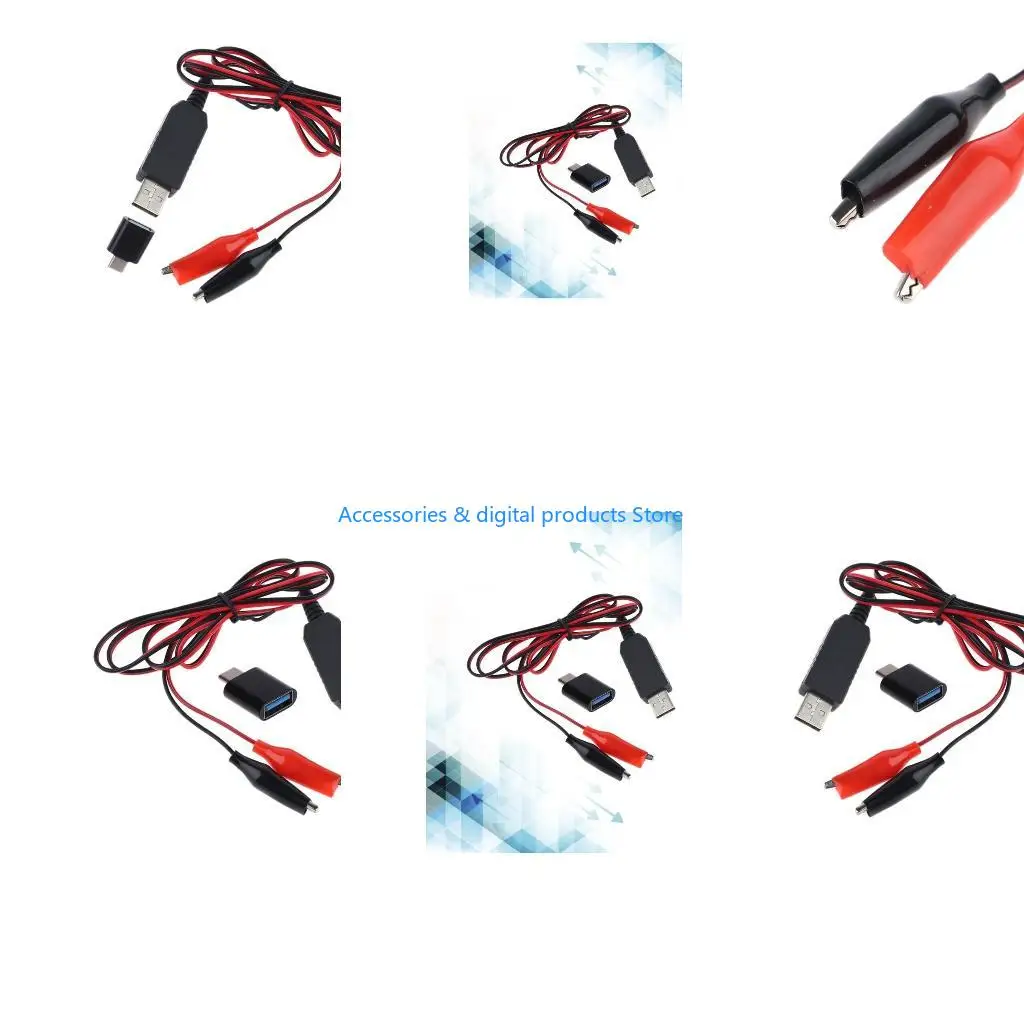 Фото 77JD USB 5–6 В AA/AAA/C/D устройства для устранения батарей с адаптером типа C для игрушечного дверного звонка №1
