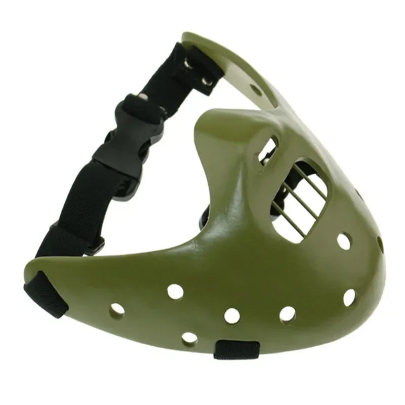 Ганнибал Маски Ужасы Страшный Лектер из смолы Тишина ягнят Маскарад Косплей