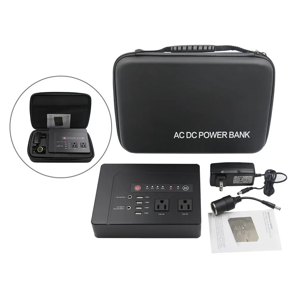 Портативное зарядное устройство переменного тока на солнечной батарее 42000 мАч 200