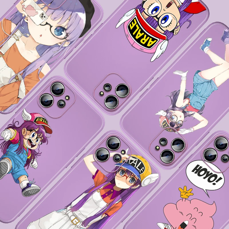 

Arale Dr Slump жидкий силиконовый мягкий чехол для Apple IPhone 13 12 Mini 11 Pro XS MAX XR X 8 7 6 SE Plus чехол для телефона