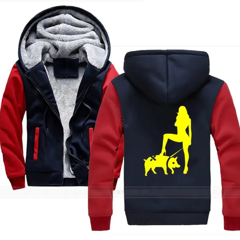 

Autumn Winter Casual Funny Print Women Animal PigFashion Hoodie Men Black Sweatshirt Mens Hoodies Jackets