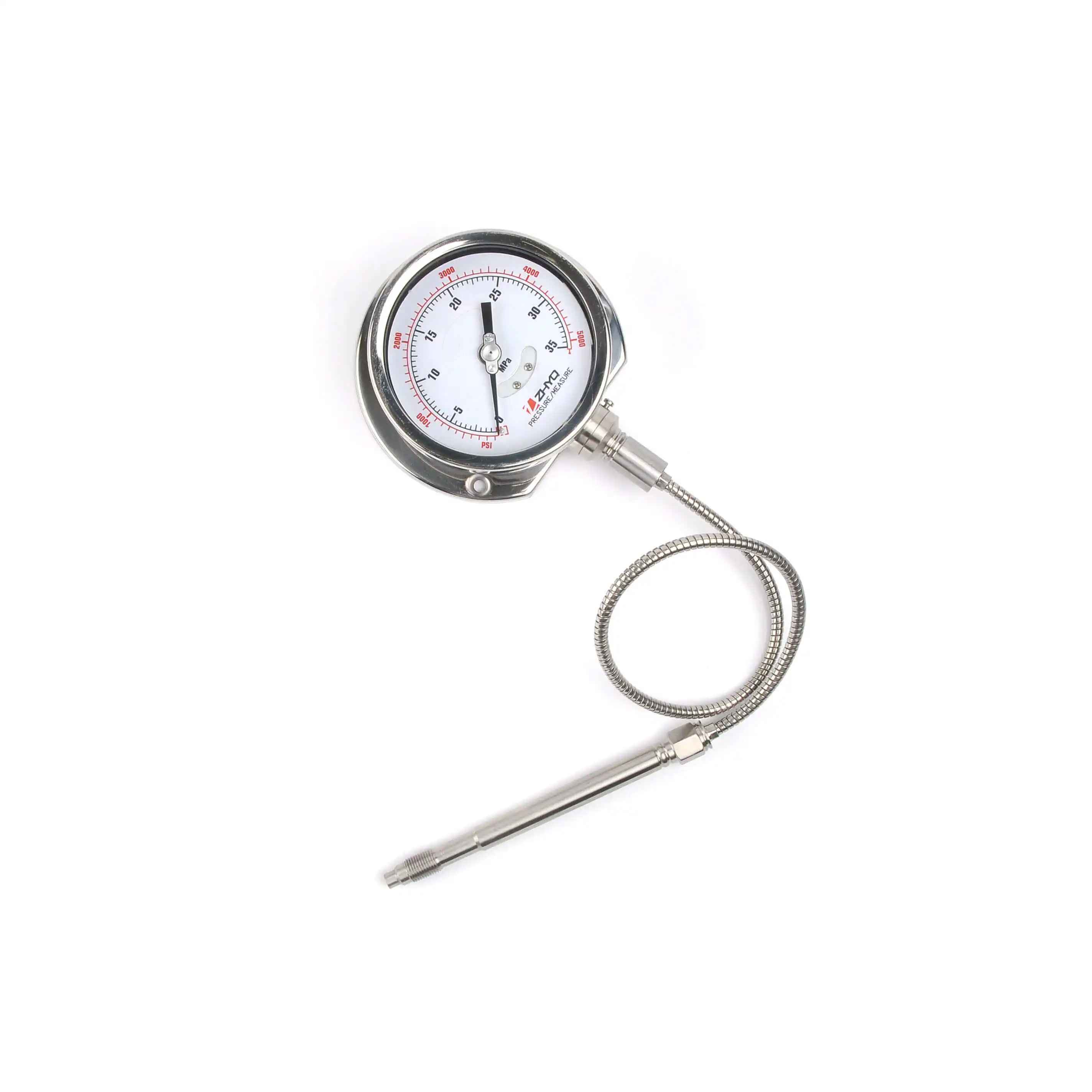 

PT124G-123 0-1MPa ~ 0-150MPa Cost-Effective injection molding pressure gauge For visual indication of melt pressure