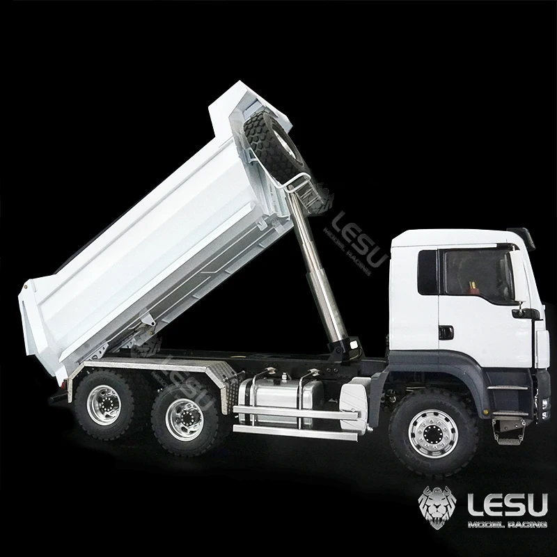

Outdoor Toys 1/14 Lesu Man 6*6 Front Cylinder Rc Hydraulic Dumper Truck Remoted Tipper For Tamiyaya 1/14 Model Th02557-Smt8