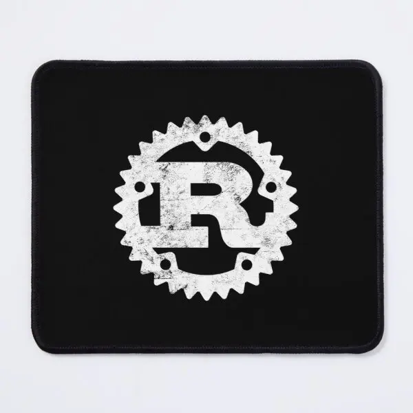 Антистрессовый коврик для мыши с программируемым логотипом ржавчины игровой