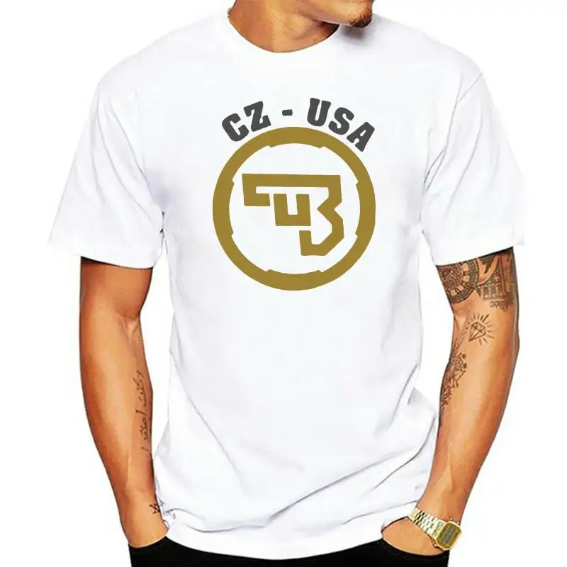

2022 NEW CZ USA Ceska Zbrojovka Firearms Guns Logo Black T Shirt S-5XL