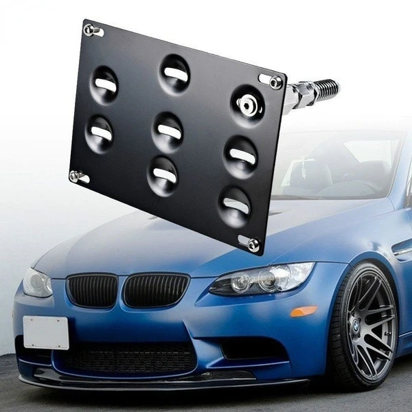 

Car Holder Mounting Plate Hook Bumper Front License (Size: One Size)