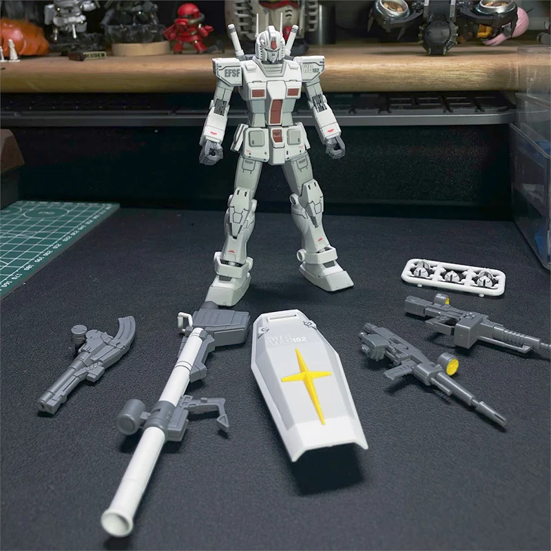 Модель 012 Hg 1/144 Rx-78 Optimus цветная сборная модель подвижные шарниры