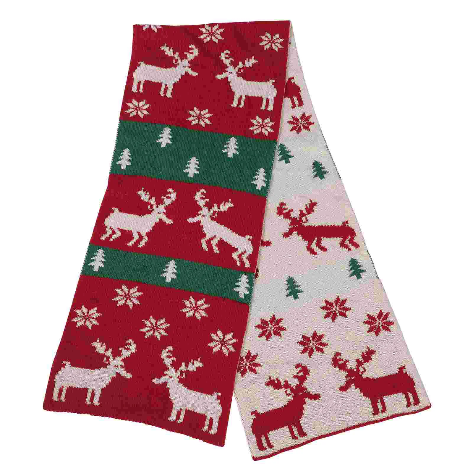 

Scarf Winter Christmas Reindeer Holiday Deerred Xmasmen Festival Scarves Lightweight Girl Neck Warmer Wrap Shawl