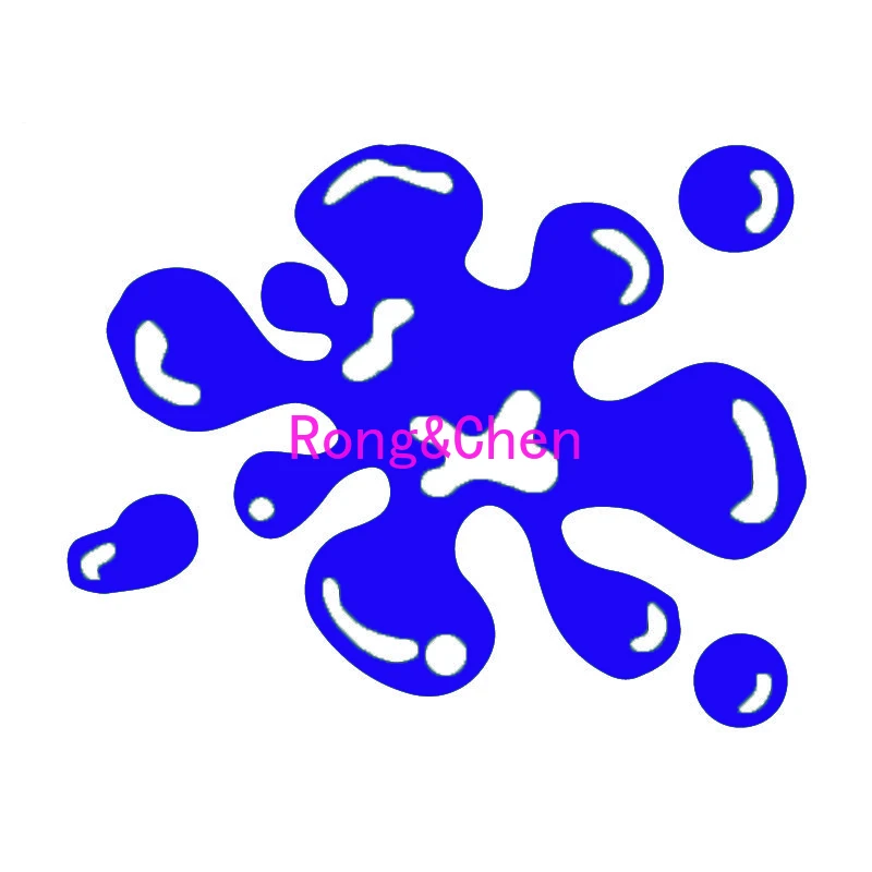 

Rongchen Trading Car Sticker Funny Boutique Paintball Splash Creative Decoration Pattern Accessories Waterproof PVC Sunscreena