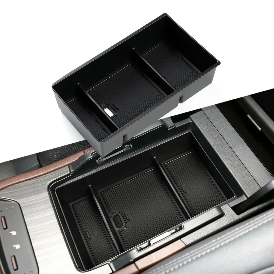 

New 1pc Car Central Armrest Storage Box Durable Plastic Auto Interior Stowing Tidying Accessories For Harrier Venza