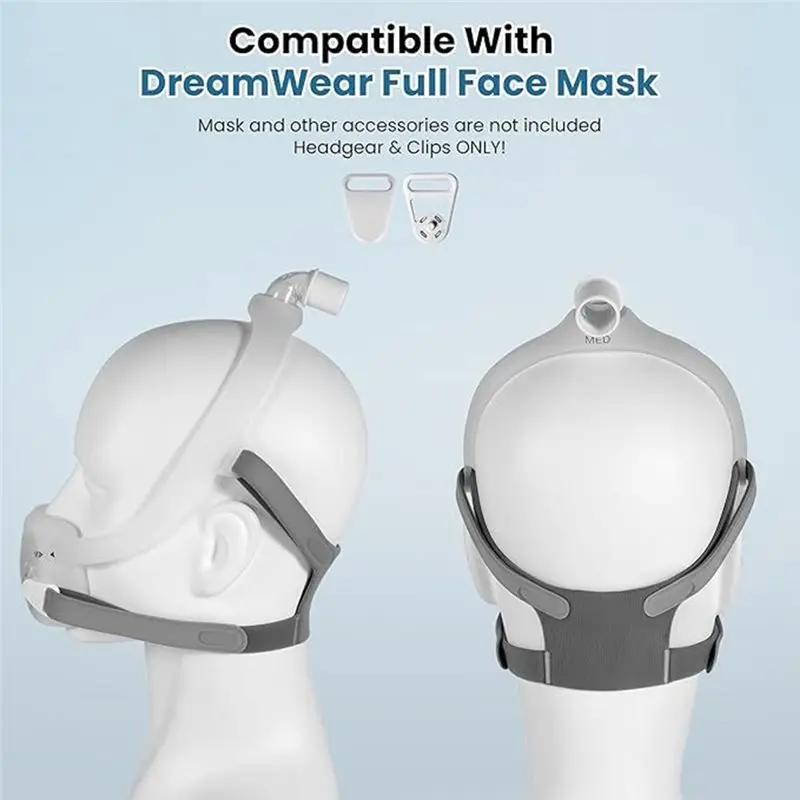 Сменный головной ремень для назальной маски Dreamwisp CPAP с 2 магнитными застежками, комплектующие для ремней головного ремня (art.: 3920dbe15a00a) - 3920dbe15a00a