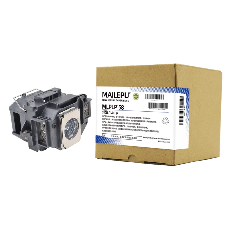 Фото ELPLP54/ELPLP58 Лампа для проектора Powerlite Home Cinema 705HD S7 S9 X9 S8 X7 EX31 EX51 EX71 EX5200 EX7200 EX3200 S10 H310A H311A №4