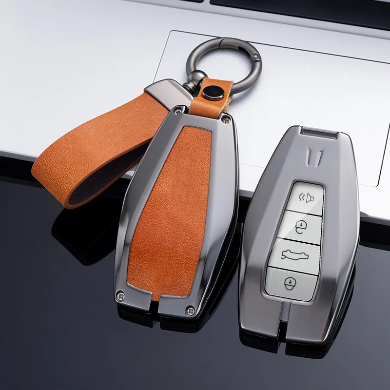 

Car Key Fob Cover Case Shell Holder Set For Geely Coolray X6 Emgrand Global Hawk GX7 Remote Accessories Car-Styling Keychain