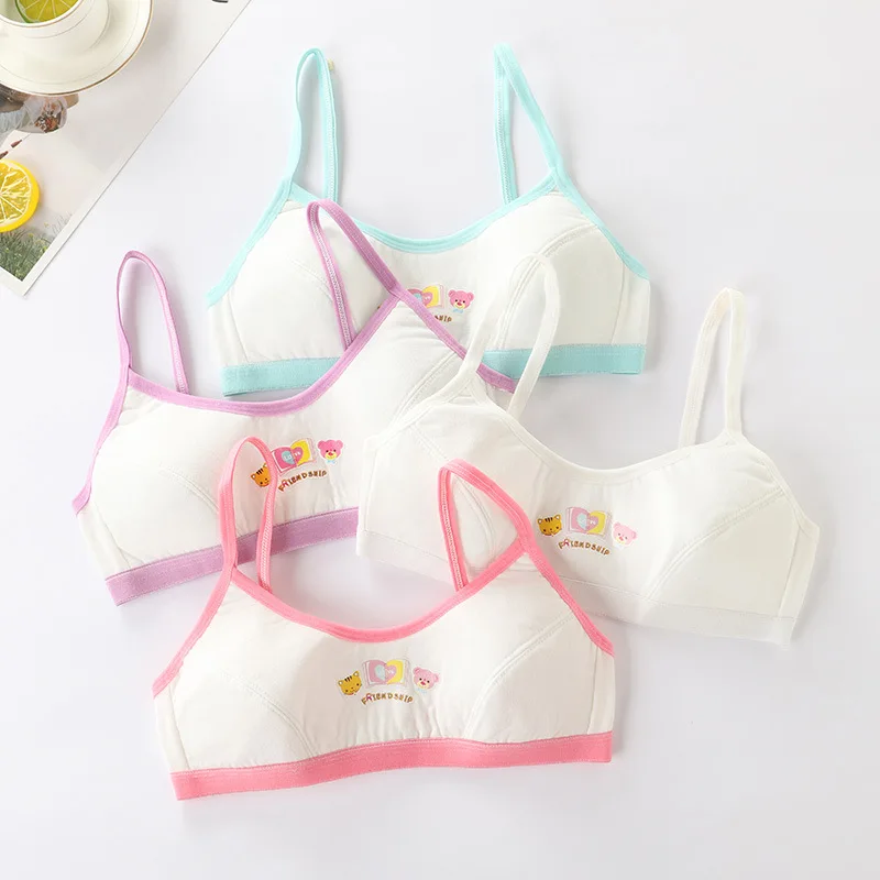 

Girls Bras Vests Childrens Underwear Adolescent Development Period, Big Children, Junior High School Students, Tube Tops 12