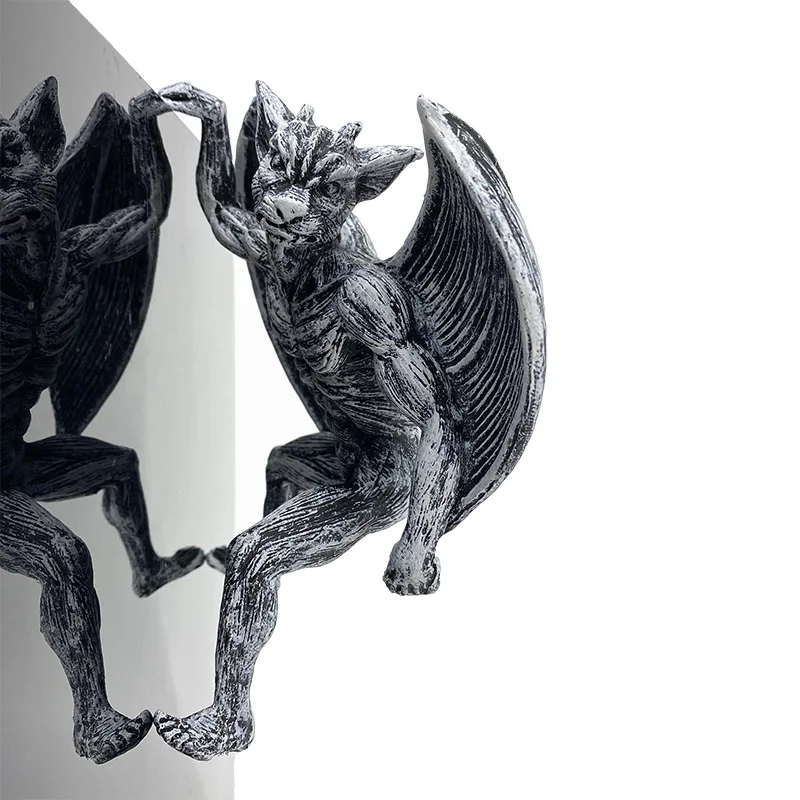 

Декор для дома и сада, ангел демона, креативное искусство, украшение для автомобиля, статуя, поделки из смолы