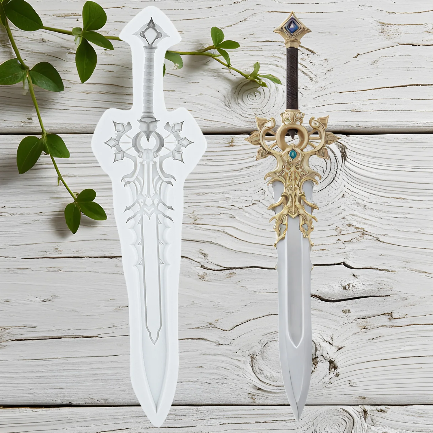 

Силиконовые формы для меча для торта