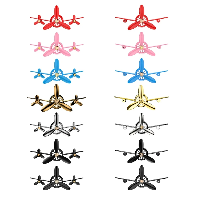 

Car Air Freshener Smell In The Styling Vent Perfume Diffuser Aircraft Rotating Propeller Fragrance Air Fresheners Clip Parfum
