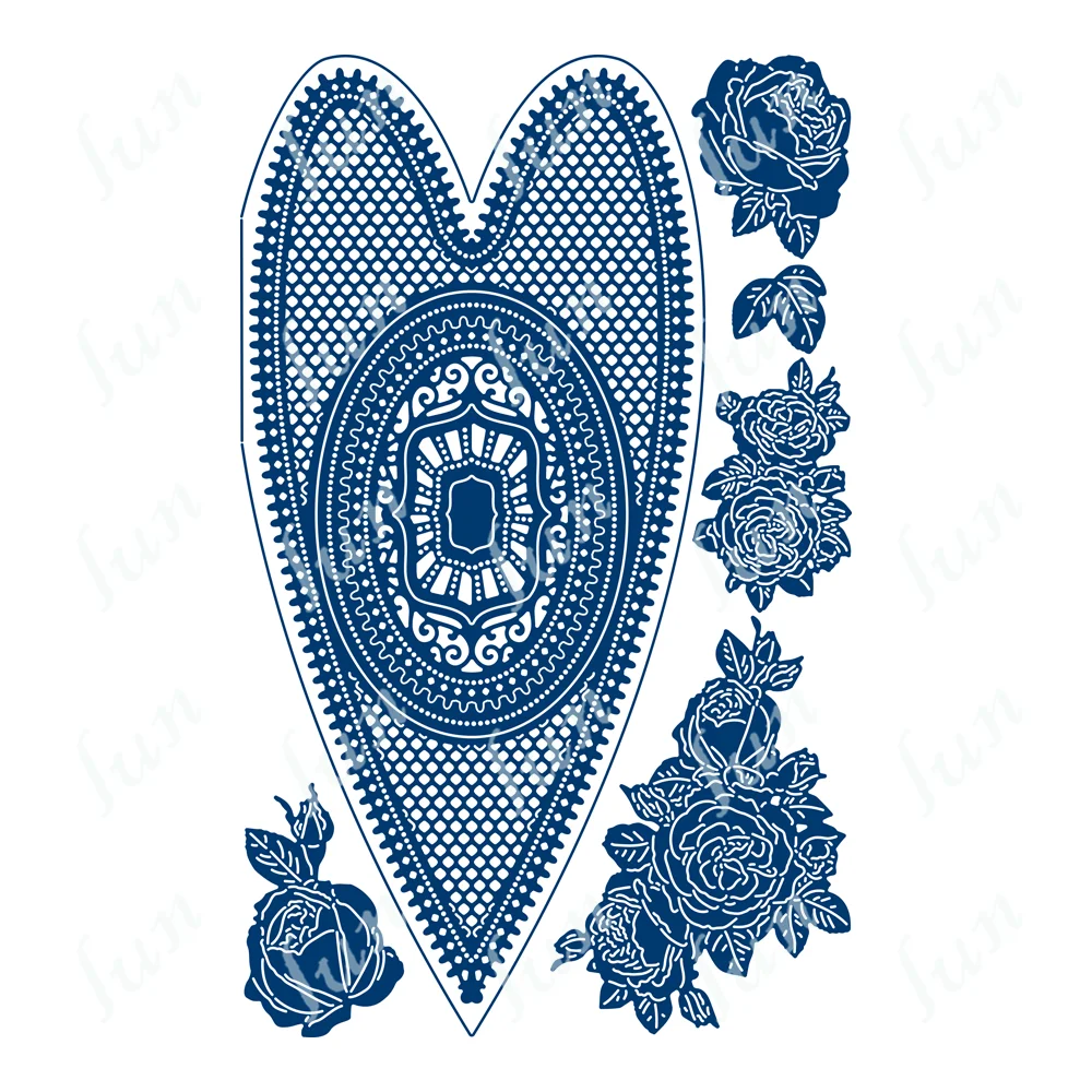 

Metal Cutting Dies Scrapbook Diary Decoration Embossing Forever in Love Die Cuts Crafts Template Diy Make Card Album 2022 New