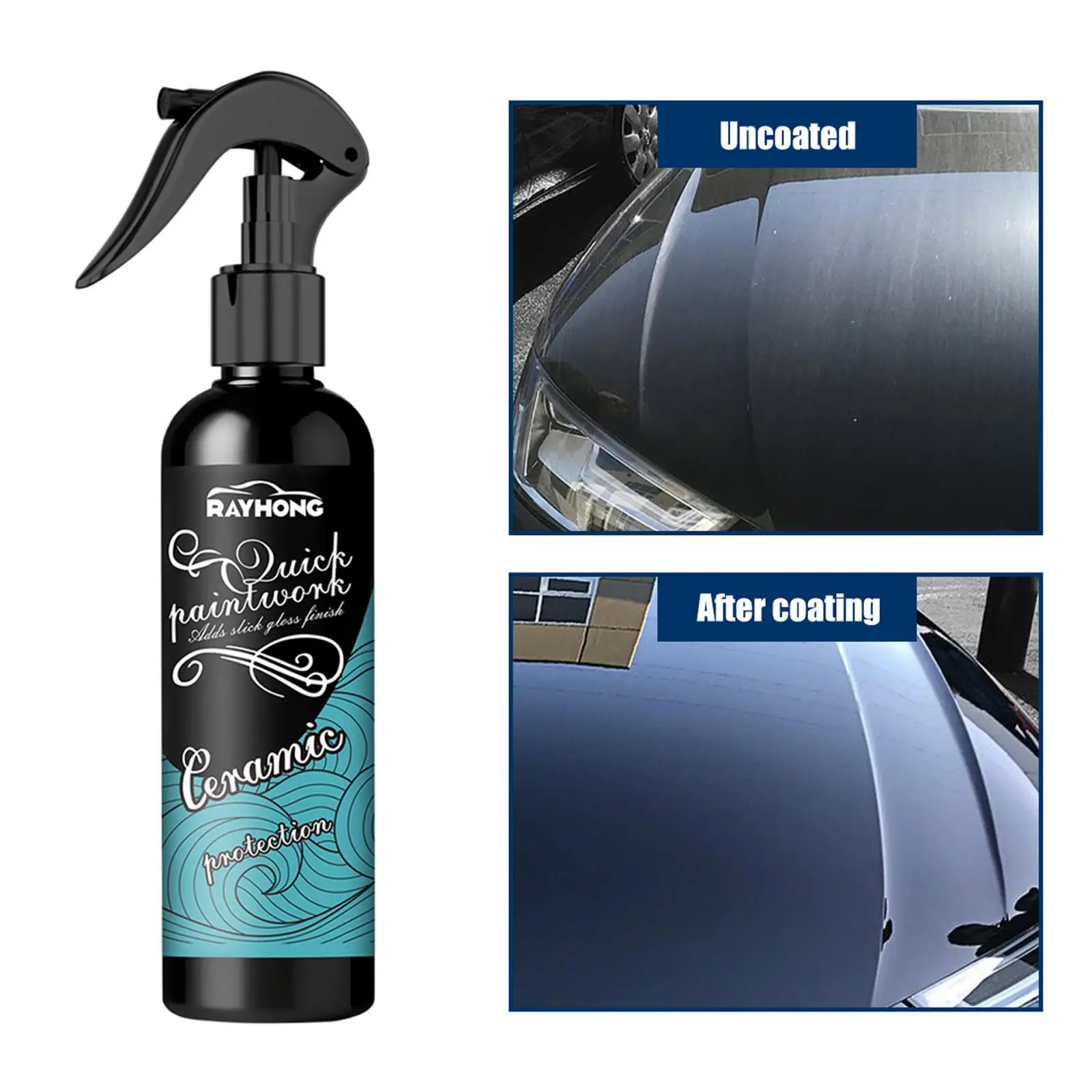 

100ML Spray Ceramic Car Coating Sealant Repellent Nano Glass Polishing Plated Crystal Liquid Hydrophobic Coating Paint Care