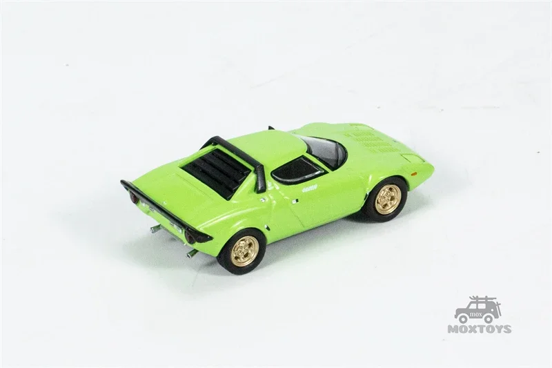 MINI GT 1:64 Lancia Stratos HF Stradale Verde Chiaro Green Литая под давлением модель автомобиля