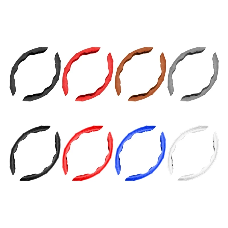 

68UF чехол рулевого колеса автомобиля, дышащие противоскользящие Чехлы для руля 38 см 15 дюймов