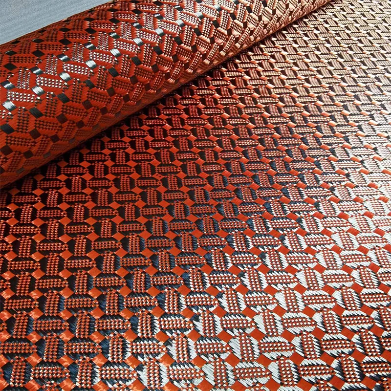 Кафу кевларовый оранжевый жаккардовый узор модификация автозапчастей DIY Декор
