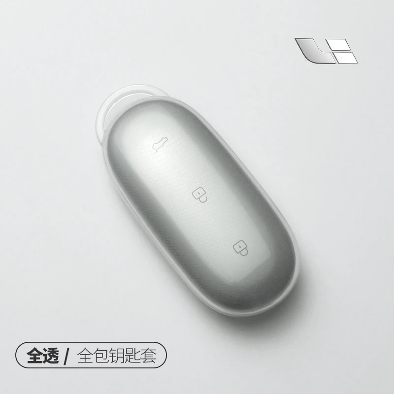 

Подходит для Li L6 L7 L8 L9 LIXIANG чехол для автомобильных ключей из ТПУ, мягкий резиновый прозрачный защитный брелок для ключей