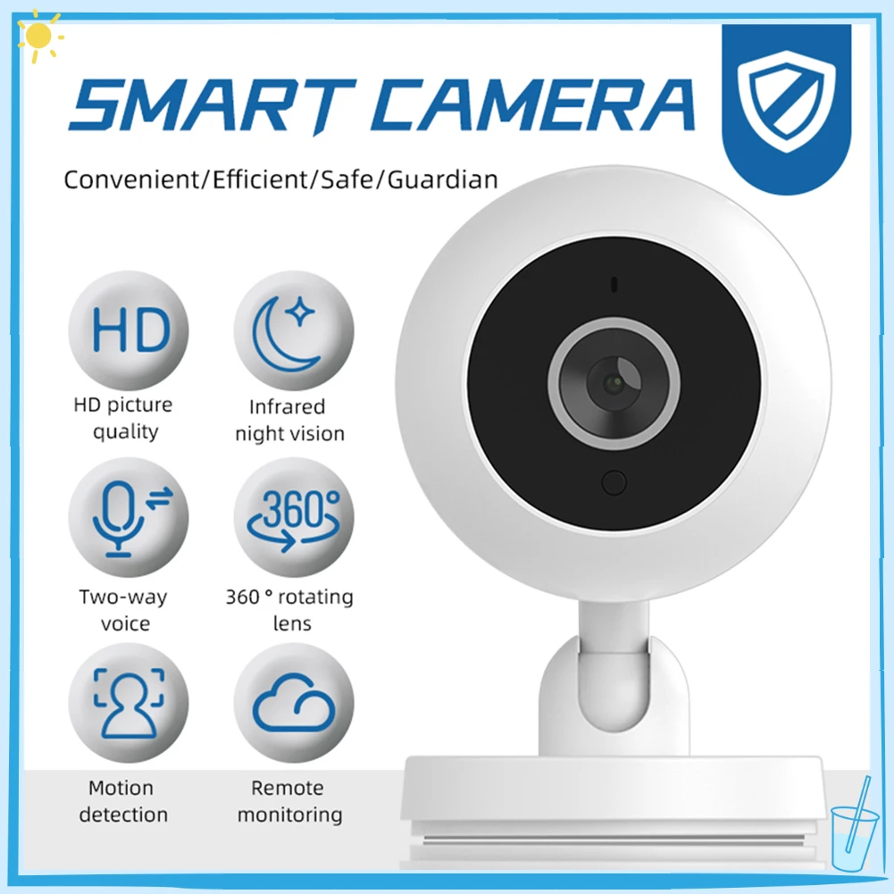 

Home A2 IP Camera WiFi Baby Monitor 1080P Mini Indoor CCTV Security Dog Cat Pet Detect Night Vision System