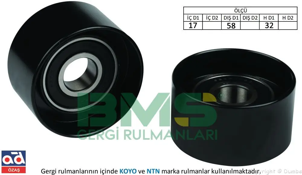 

Store code: BMS043 for timing tensioner 03-06 ACCENT.ADM-GETZ crdi 12V