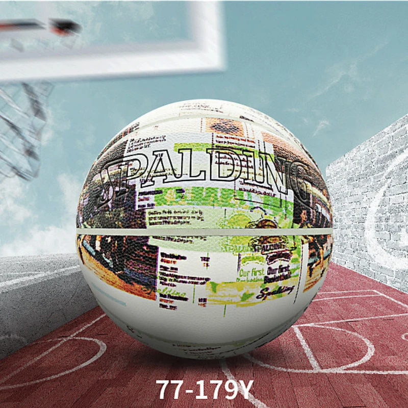 Spalding Digital Impression Basketball PU Leather Indoor outdoor Professional match basketball ball size 7