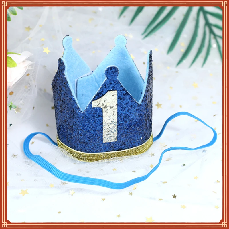 

1pcs Burlap Birthday Hat Headband Baby 1 2 3 4 5 6 7 8 9 Year Boy Girl Newborn Baby Happy Birthday Party Decorations Kids Gift