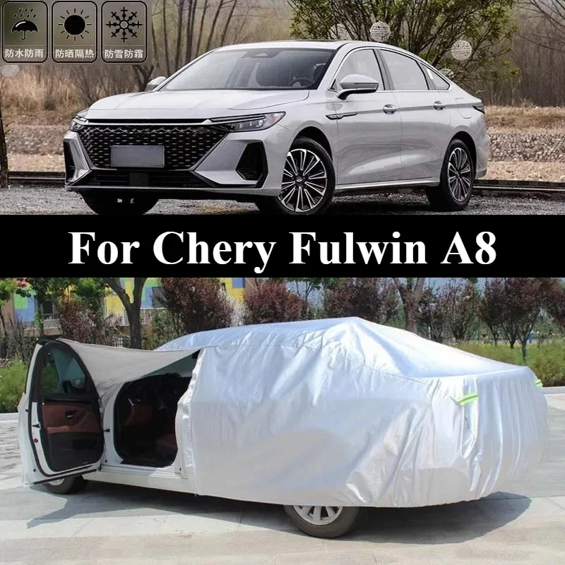 Фото Чехол для автомобиля Chery Fulwin A8: защита от солнца, зима, защита от замерзания и снега, всесезонный универсальный чехол, аксессуары для авто №2
