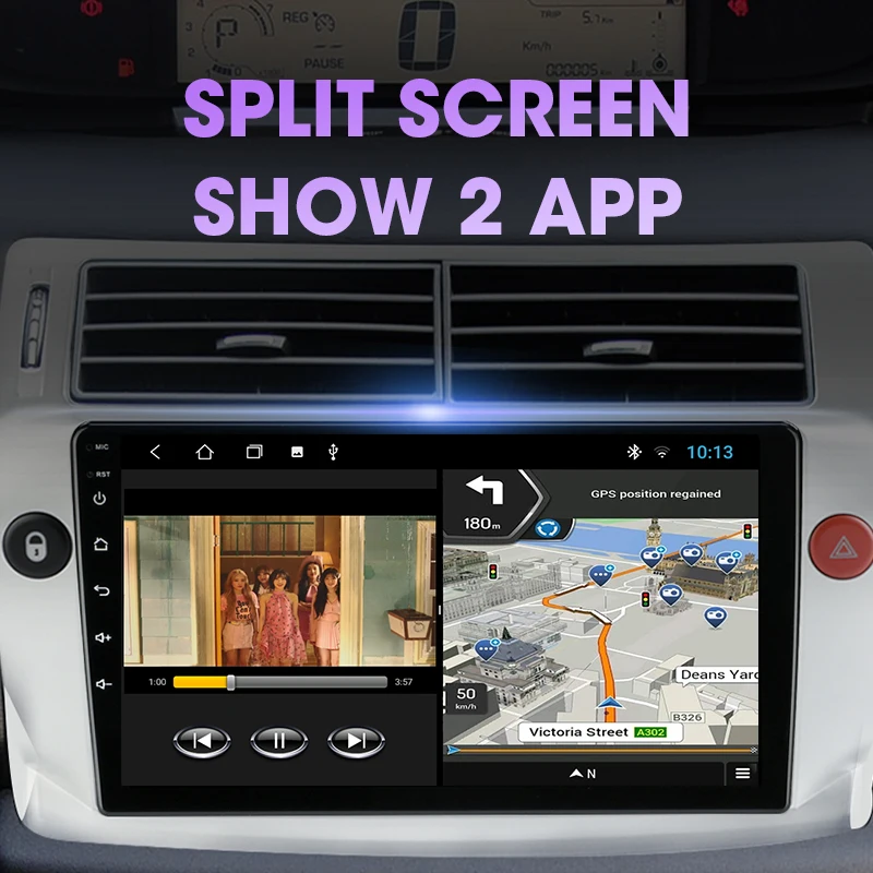 jmcq 2din android 11 0 car radio for citroen c4 c triomphe c quatre 2004 2014 multimidia video 4g carplay rds dsp gps navigaion free global shipping