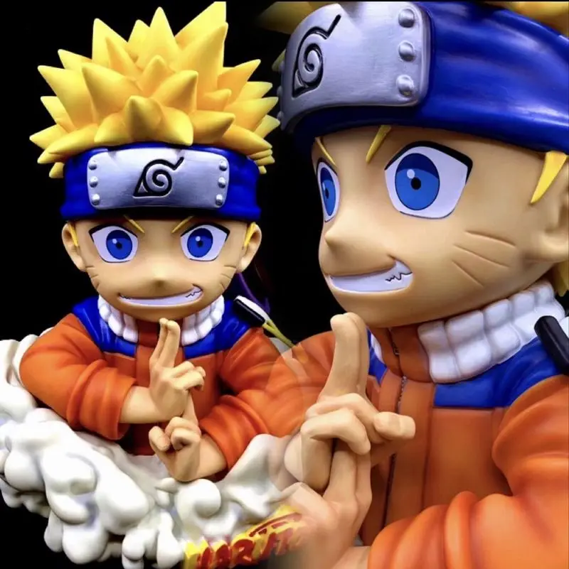 

Three Nine Statue Pvc Uzumaki Naruto Bust Half Body Statue 1:1 50cm Shippuden Anime Figurine Model Gk Figure Collection Toy Gift