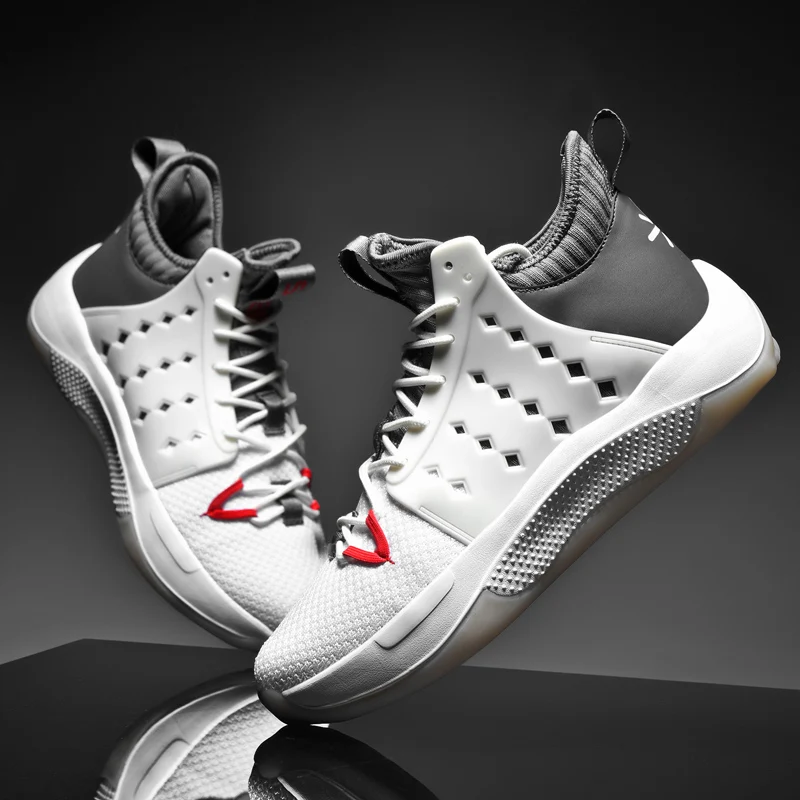 

2022 New Basketball Sneakers for Men Couple Basketball Sports Shoes Breathable High Quality Sneakers for Women Big Size 36-45