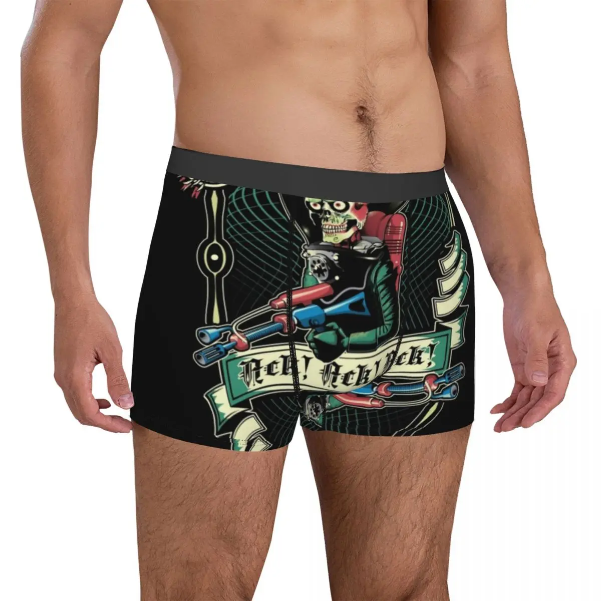 

Mars Attacks Underwear We Come in Peace Funny Underpants Custom Shorts Briefs 3D Pouch Male Oversize Boxer Shorts