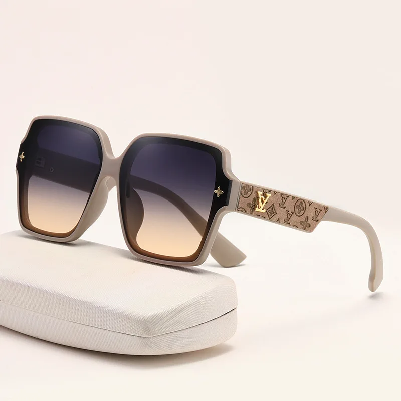 

Солнцезащитные очки в ретро стиле для мужчин и женщин, модные солнечные аксессуары в большой квадратной металлической оправе, в винтажном стиле