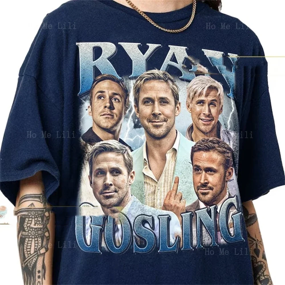 Винтажная Футболка Райан Гослинг ограниченное количество подарок для женщин и