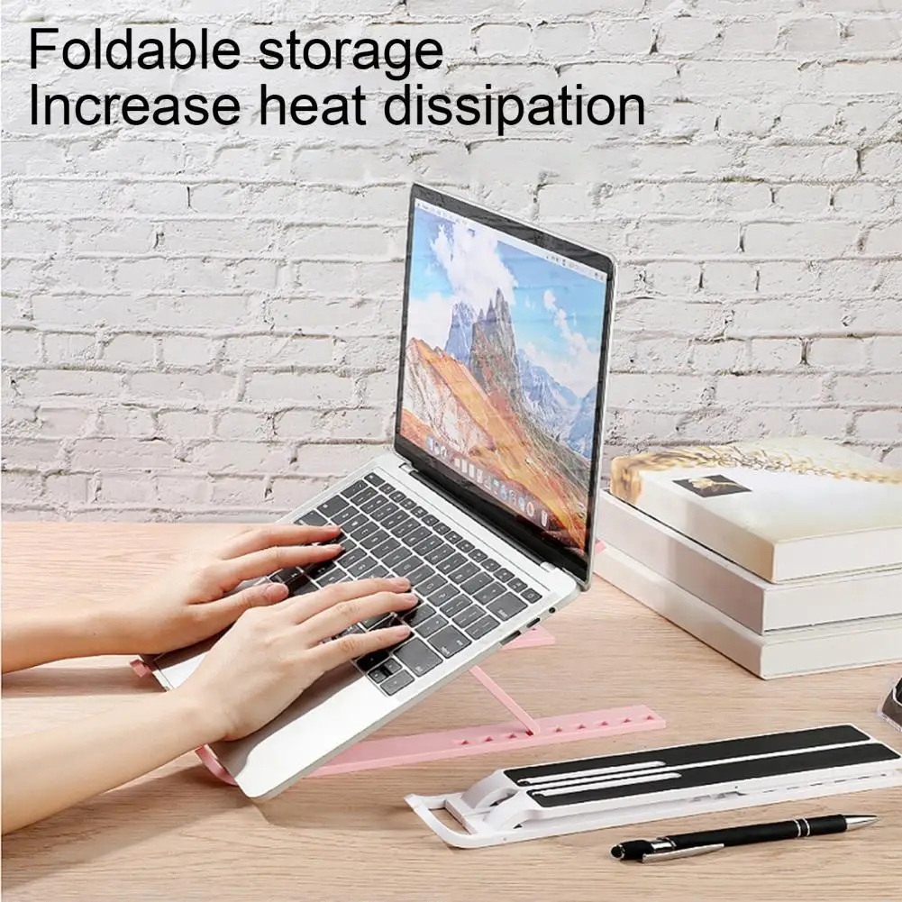 

Portable Laptop Stand Foldable Support Base Notebook Stand Computer Laptop Holder Cooling Bracket for Desktop