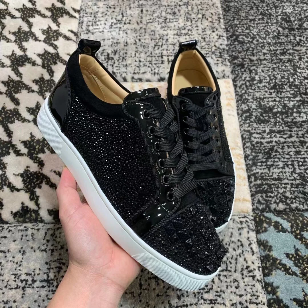 

Men's Luxury Party Shoes Black Fashion Designer Sneakers