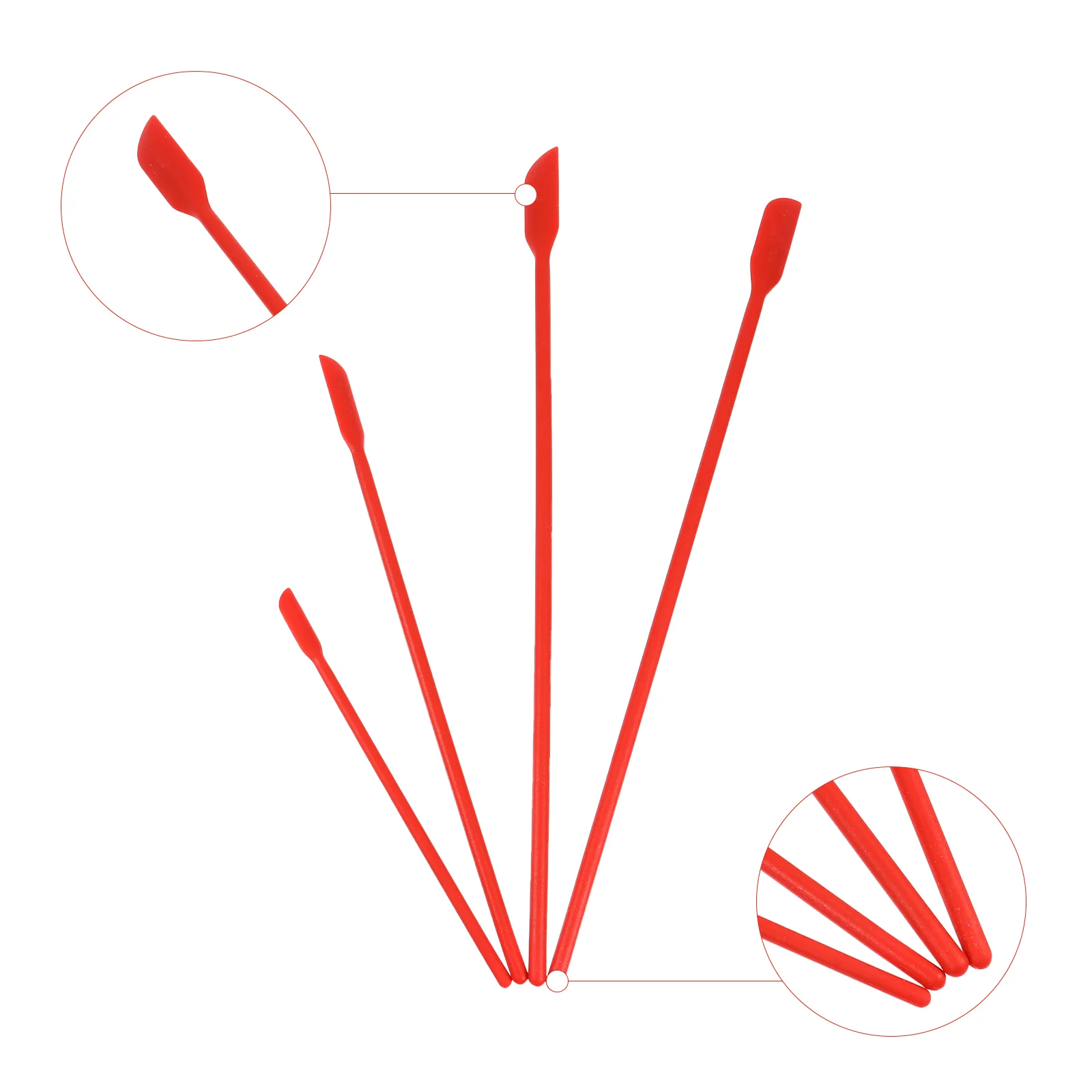 

Spatula Silicone Spatulas Miniscraper Jar Rubber Spreaderlotion Tiny Cake Butterthin Tool Icing Mixing Bottle Cream Turner