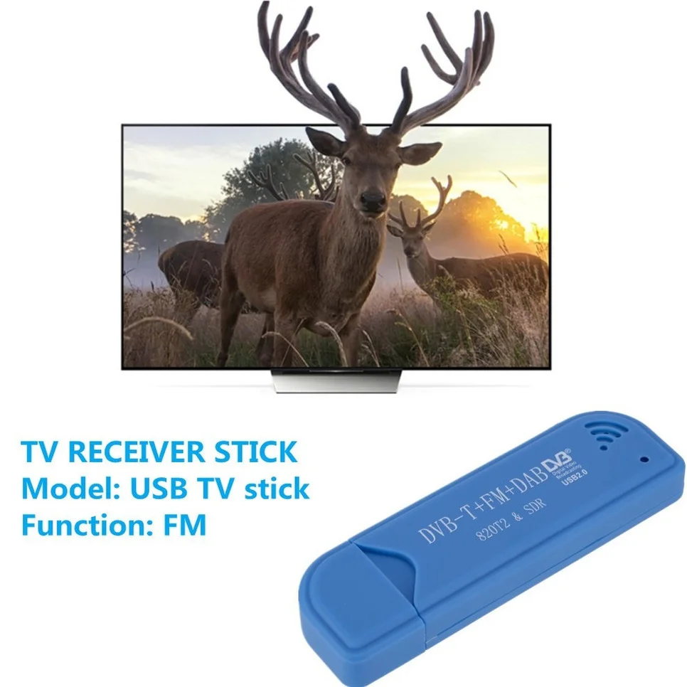 DVB Цифровое Видео трансляция USB 2.0 TV stick 820T 2 маленький цифровой Телевизор Stick